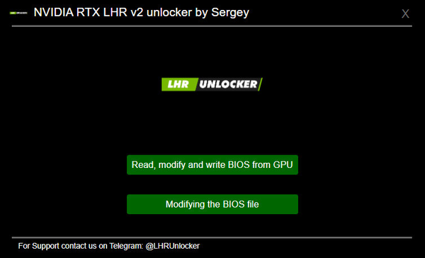 Nvidia RTX LHR v2 Unlocker(바이러스 확정)