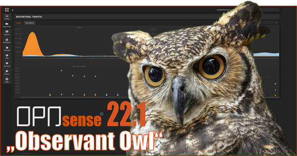 OPNsense 22.1 "Observant Owl" released