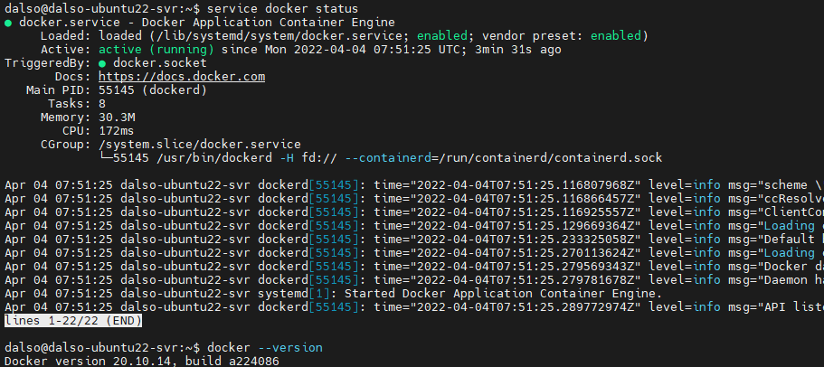 Ubuntu 22.04 LTS에 Docker 설치하기