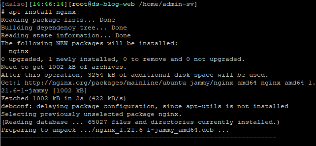 Ubuntu 22.04 LTS에 Nginx 최신버전 설치하기.
